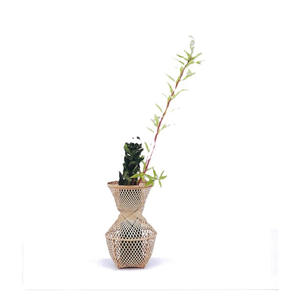 西河 白竹鼓形花篭