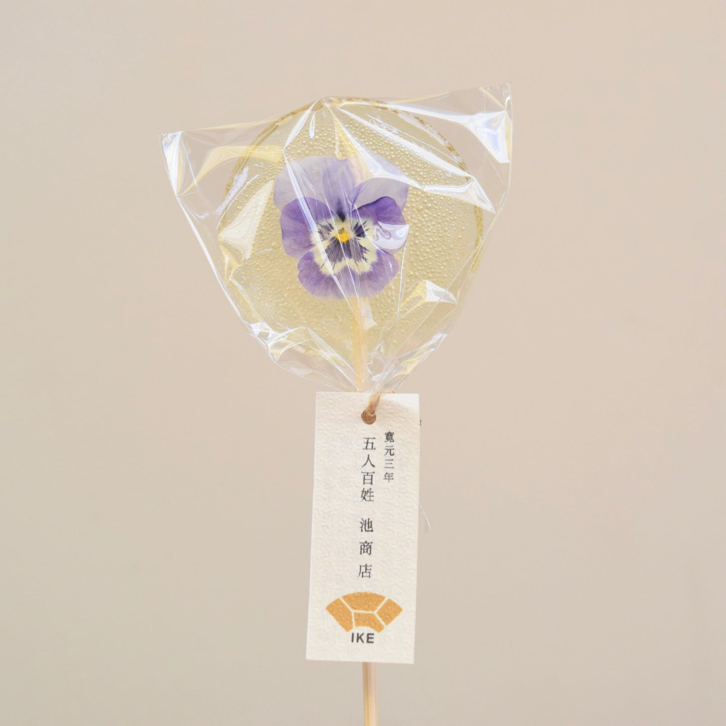 五人百姓 池商店 飴屋さんのロリポップ(寒色系ビオラ)