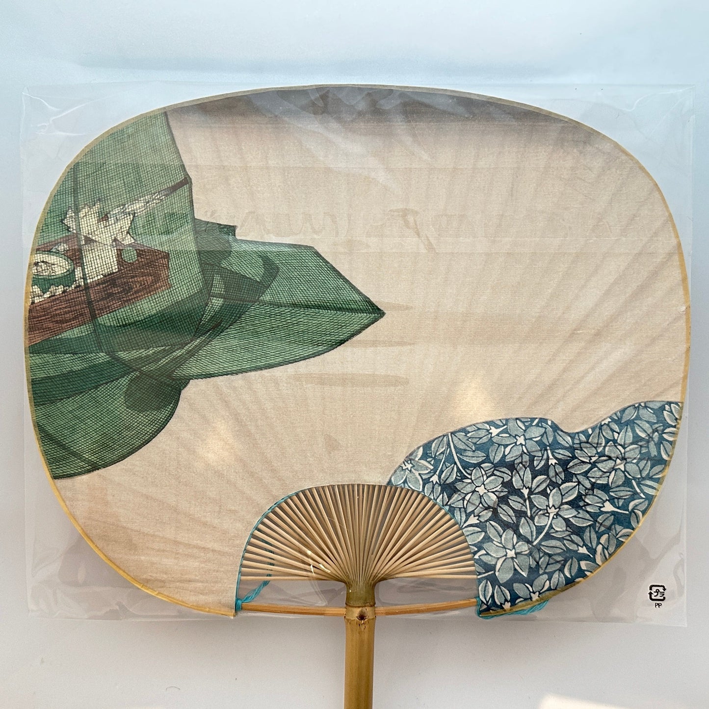 伊場仙 江戸うちわ 今様十二ヶ月 豊国木版江戸団扇/TEU-5:仲夏