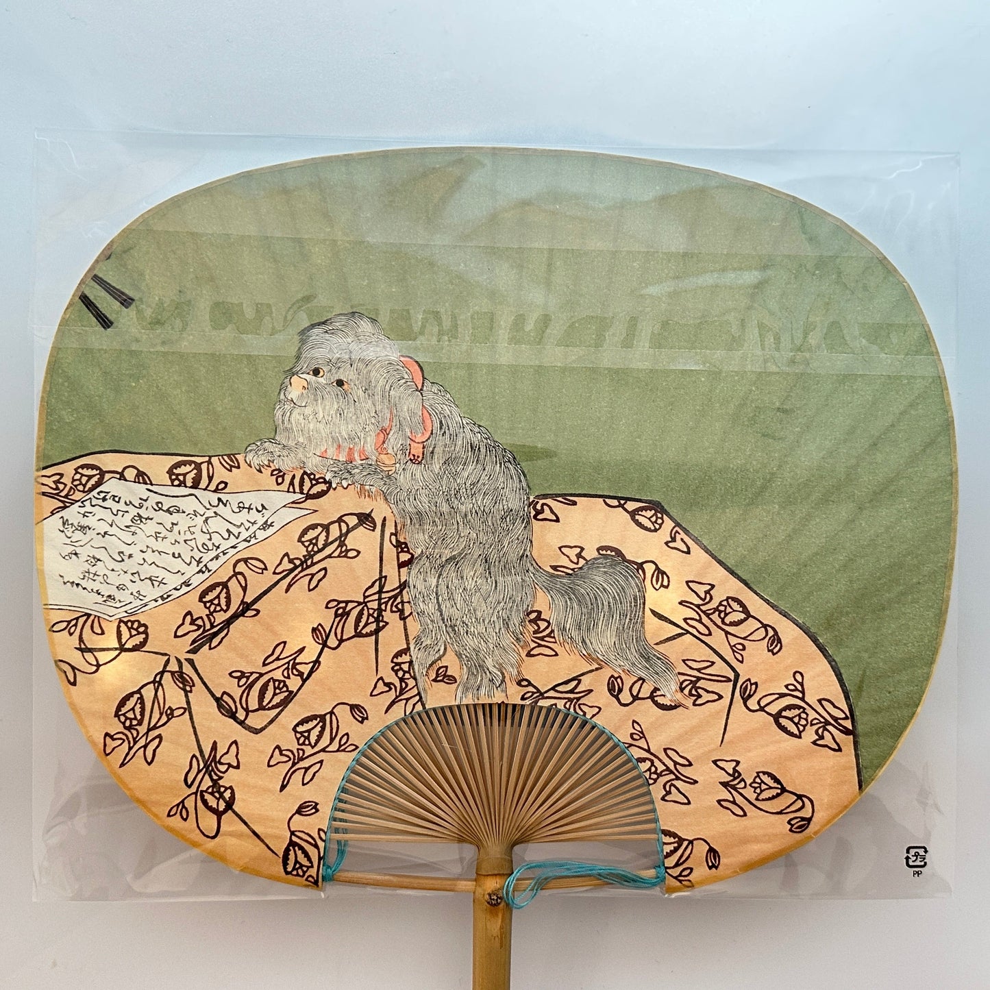 伊場仙 江戸うちわ 今様十二ヶ月 豊国木版江戸団扇/TEU-11:仲冬