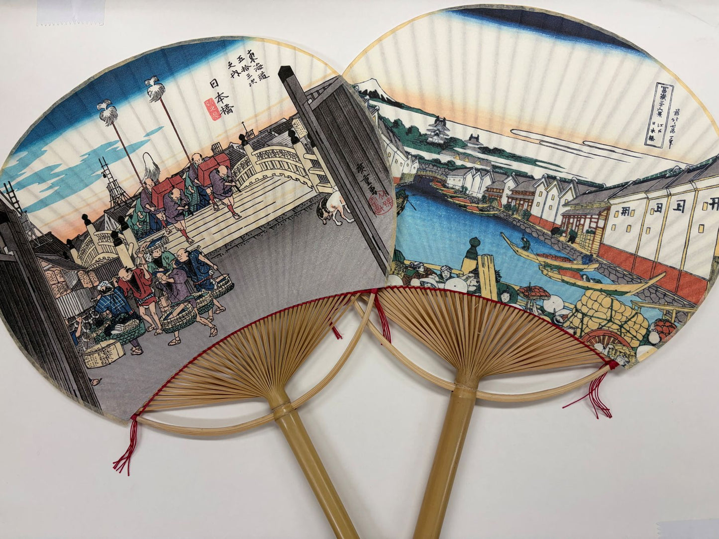 【老舗フェスティバル特別品】伊場仙 江戸団扇 日本橋