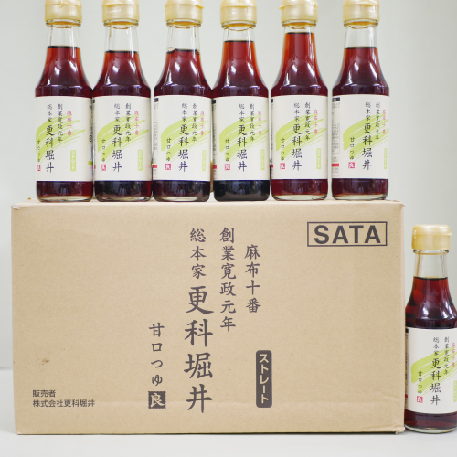 更科堀井 【ご家庭用】甘口つゆ 30本/60人前