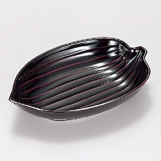 黒江屋 溜 笹小鉢 5個組