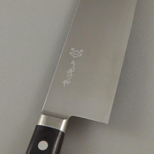 うぶけや 黒三徳包丁ツバ付き