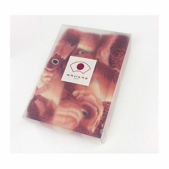 岡重 MAJIKAO友禅肌絹 マッチ文様