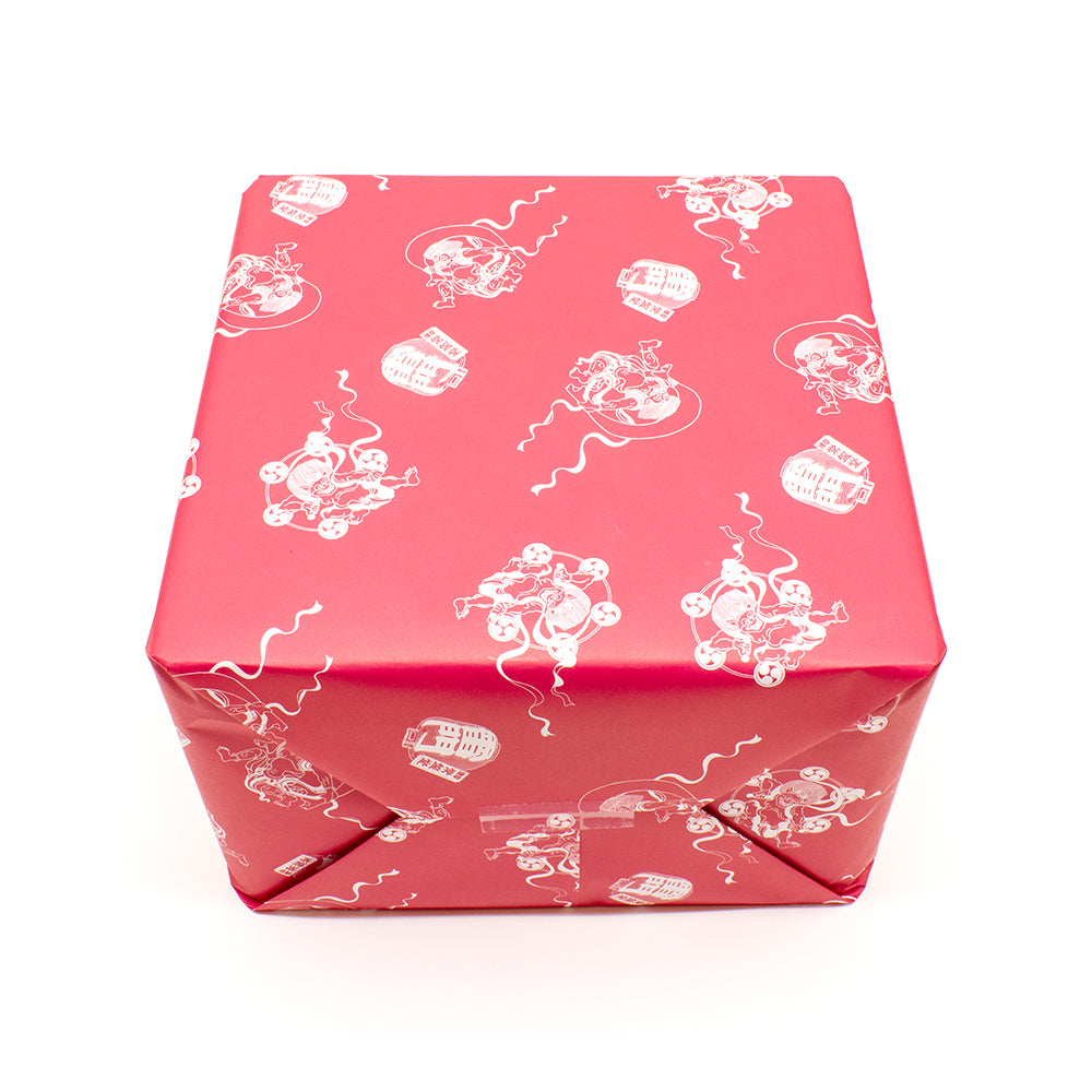 常盤堂雷おこし本舗 雷神上磯部缶(小)