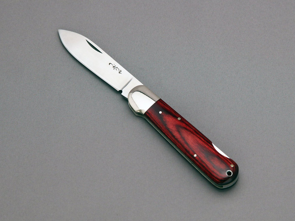 【在庫切れ】うぶけや 折りたたみナイフ(赤柄) – 日本の老舗通販．net