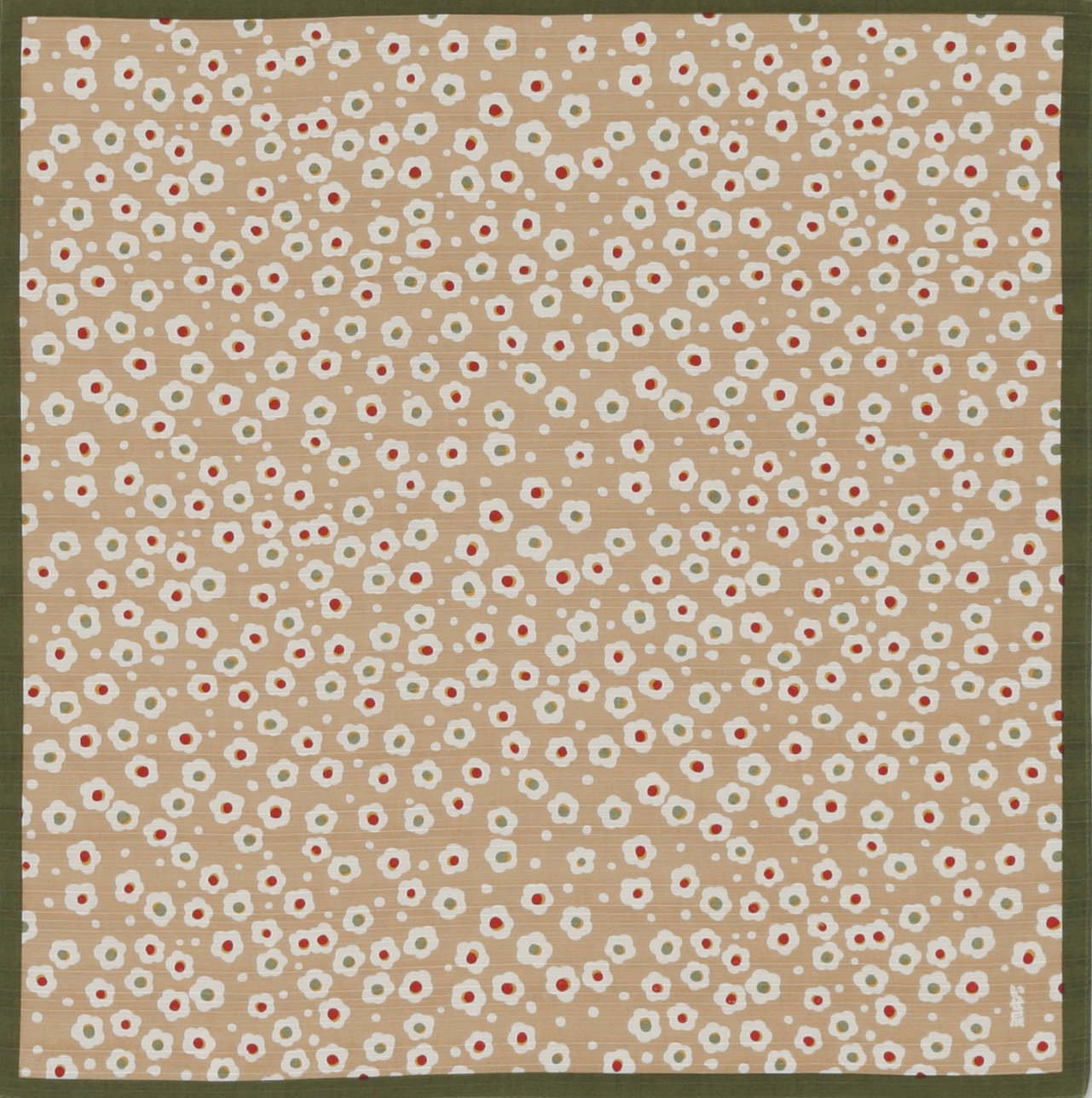 【在庫切れ】いせ辰 風呂敷 90cm幅 梅ちらし-ベージュ