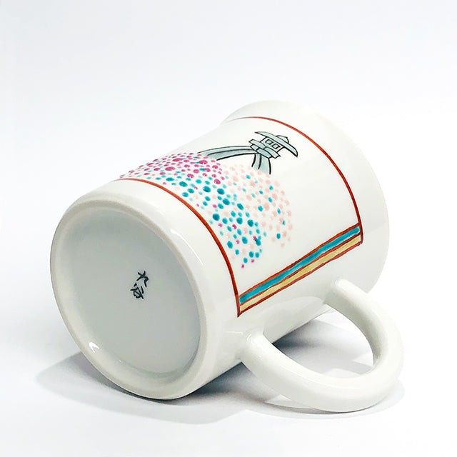 鏑木商舗 金沢猫マグカップ 兼六園