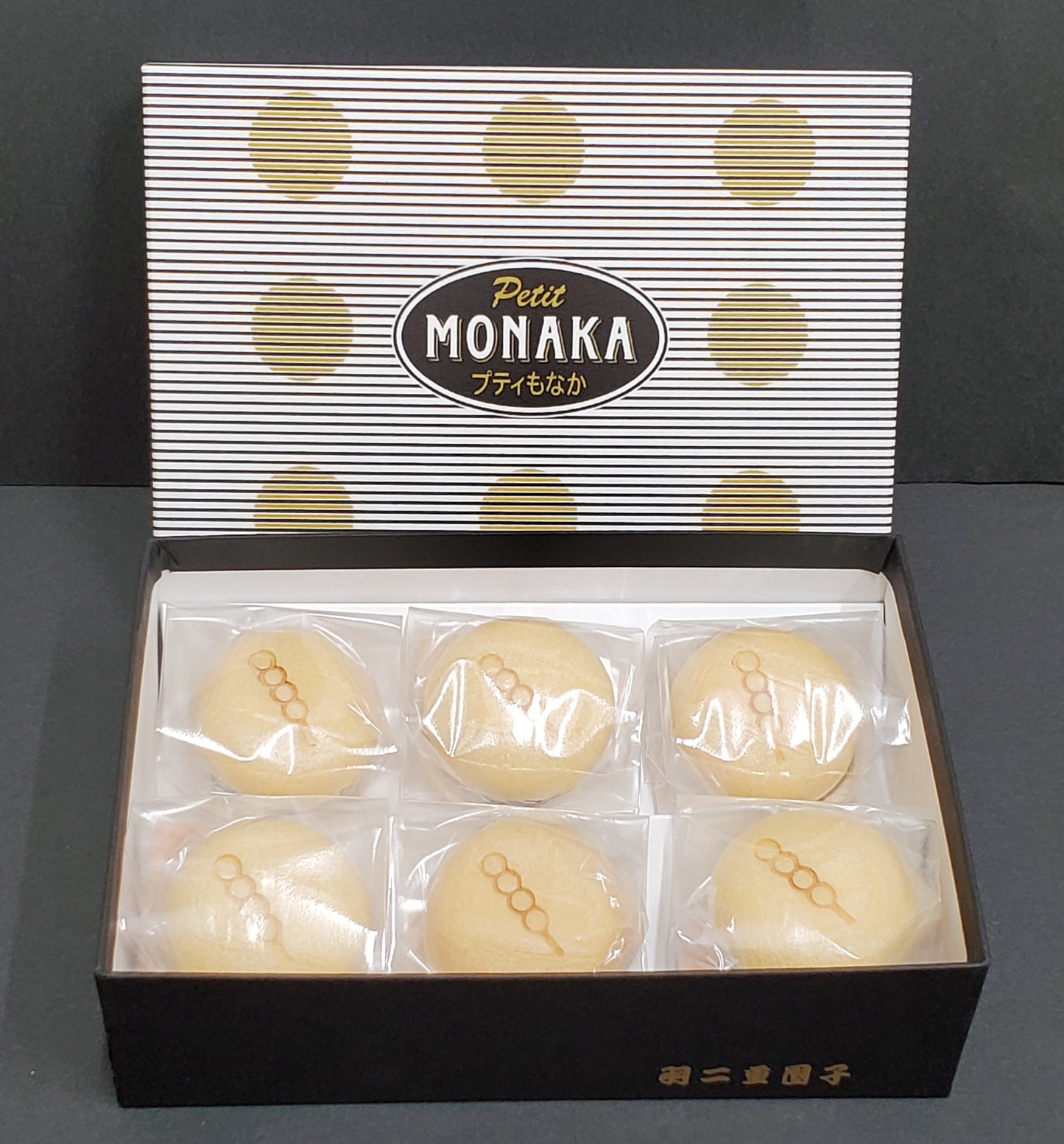 羽二重団子 プティもなか 化粧箱入 6個入(お好きな焼印が選べます )