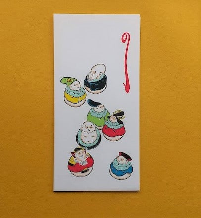 いせ辰 祝儀袋 起き上がり七福神(3枚入り)