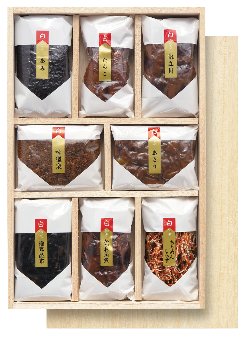 玉木屋 白佃煮詰合せ8種入(AS-8)
