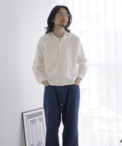 宮眞 KND-21002 kinudian パジャマシャツ ホワイト(WH)