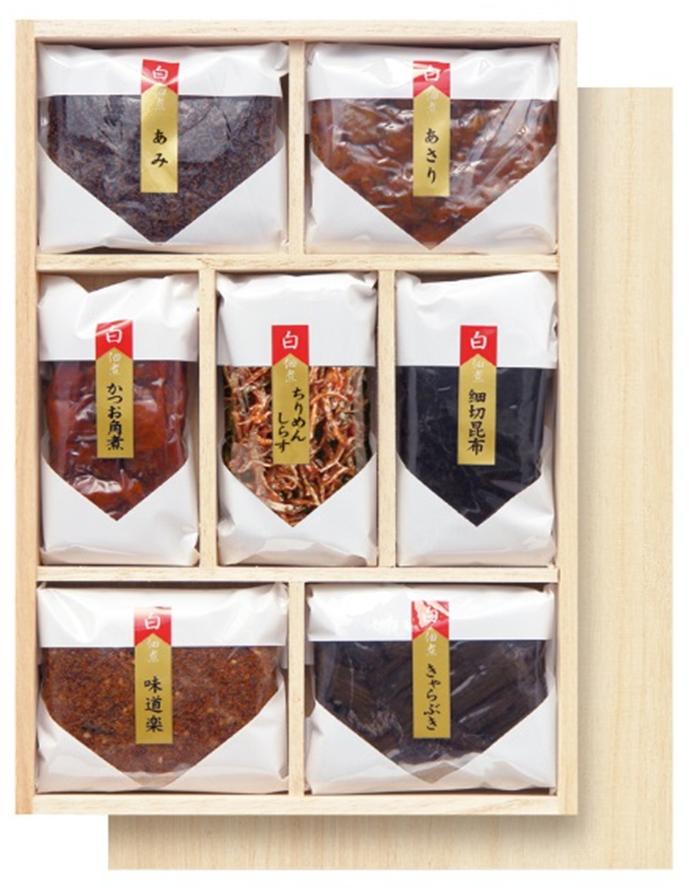 玉木屋 白佃煮詰合せ7種入(AS-7)
