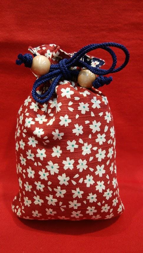 いせ辰 リバーシブル巾着(小)小桜