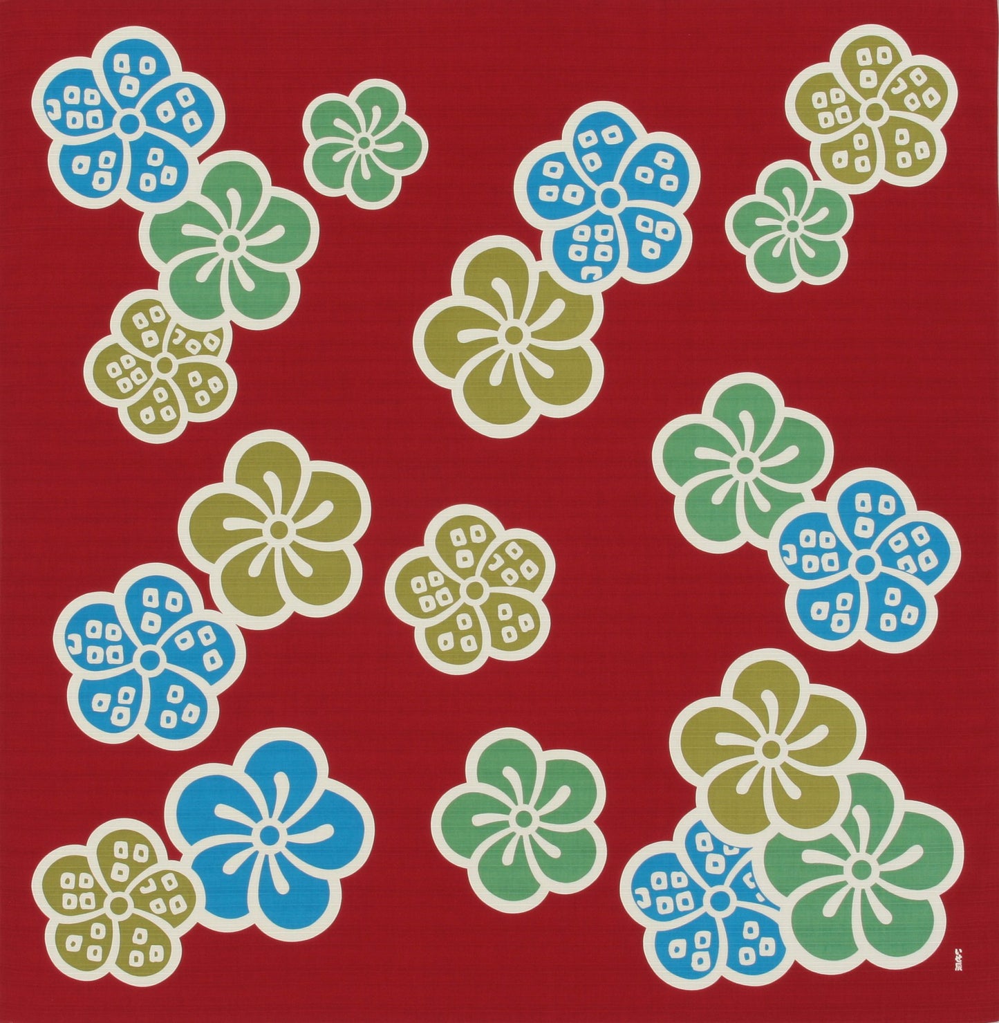 【在庫切れ】いせ辰 風呂敷 90cm幅 大梅-エンシ゛