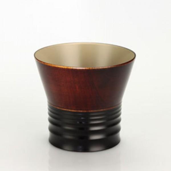 黒江屋 波紋筋カップ 黒