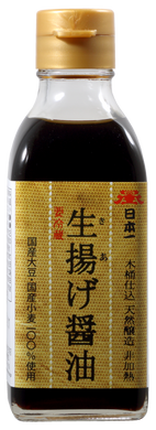 岡直三郎商店　日本一　国産丸大豆生揚醬油