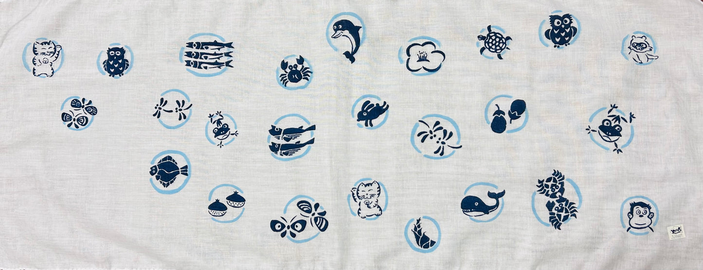 大野屋總本店 二色刷手拭３枚セット