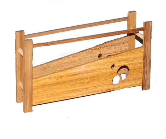 西河 スス竹水玉うちわ置