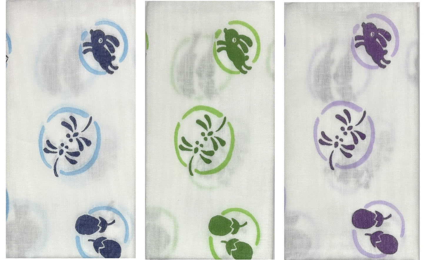 大野屋總本店 二色刷手拭３枚セット