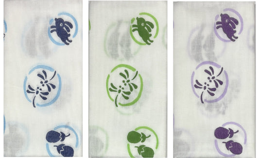 大野屋總本店 二色刷手拭３枚セット