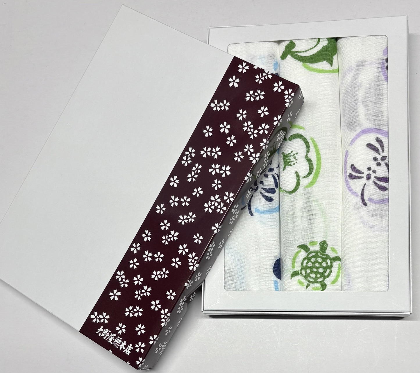 大野屋總本店 二色刷手拭３枚セット