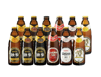宮下酒造 独歩ビール　6種飲み比べ12本セット