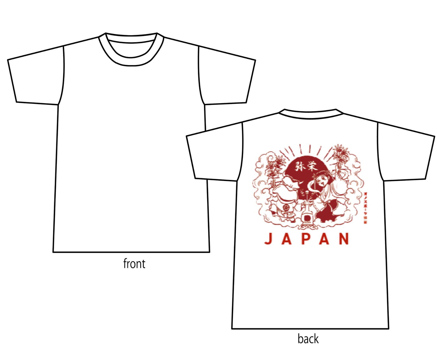 県ジンプロジェクト 弥栄Tシャツ