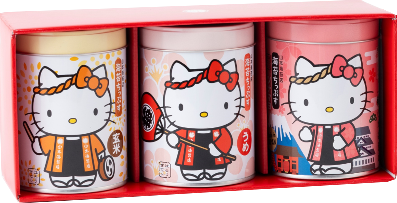 山本海苔店 はろうきてぃ海苔ちっぷす3缶セット(玄米・うめ・ツナマヨ 山本海苔店 はろうきてぃ海苔ちっぷす3缶セット(玄米・うめ・ツナマヨ