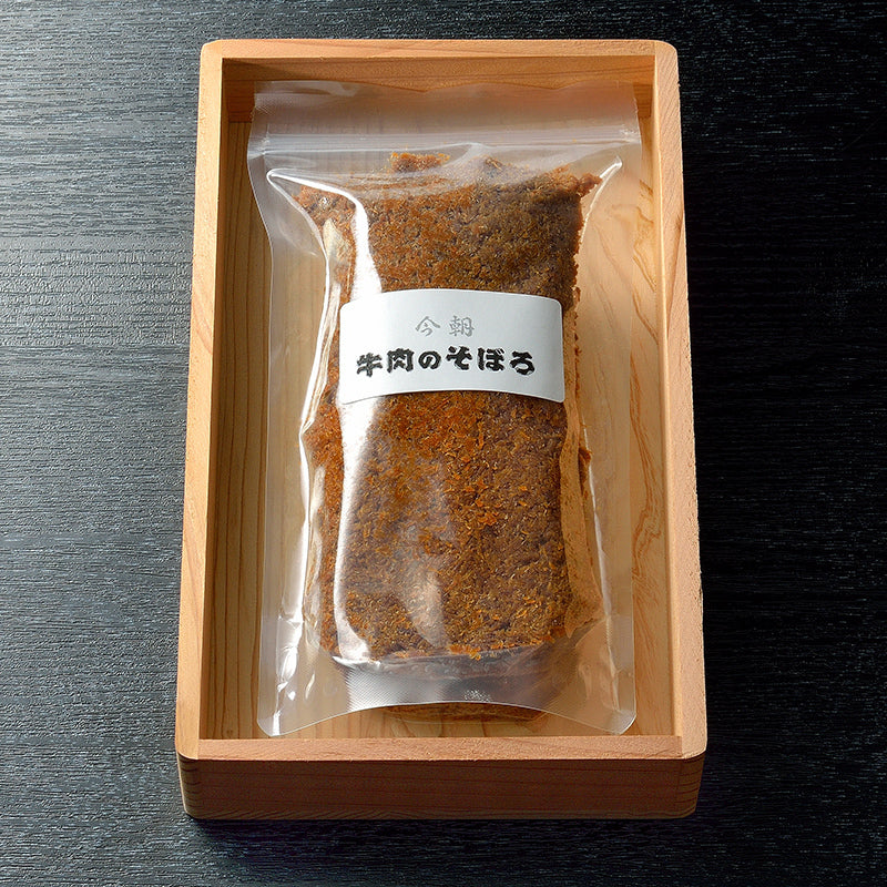 今朝 牛肉のそぼろ（佃煮）　大