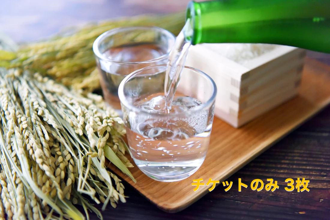 【売り切れ】早割(8/22-9/6)：全国各地のお酒を飲み比べ／追加チケットセット（3枚）／老舗フェスティバル2024