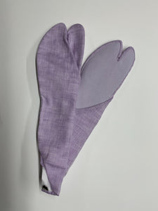 大野屋總本店 色麻足袋（4枚コハゼ）　柳24.0　薄い紫
