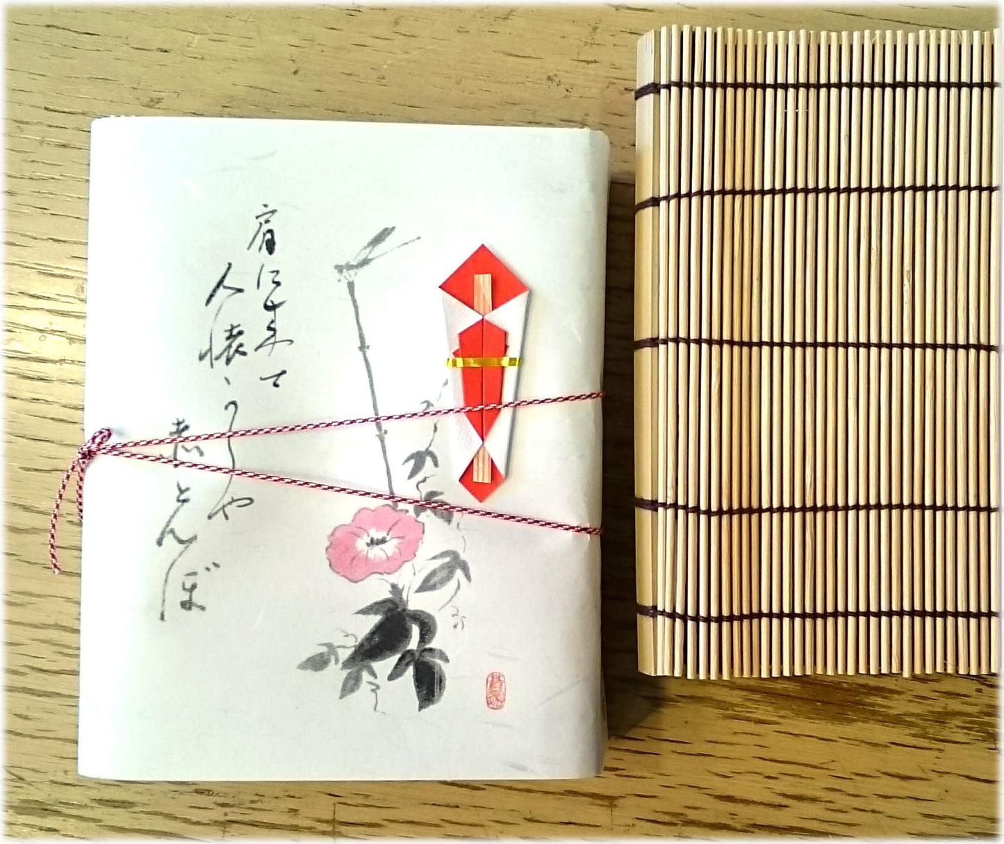 【夏季限定】【クール便】【限定50個】秋色庵大坂家 うす水羊羹4個入り(すだれ箱)