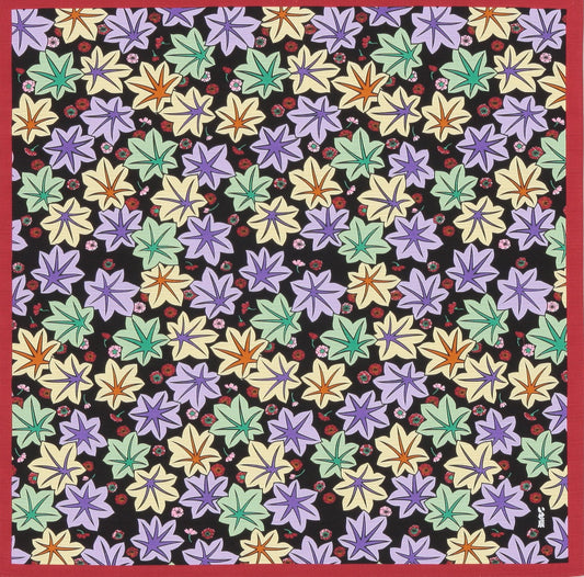 いせ辰 写し風呂敷　菊紅葉　90cm幅